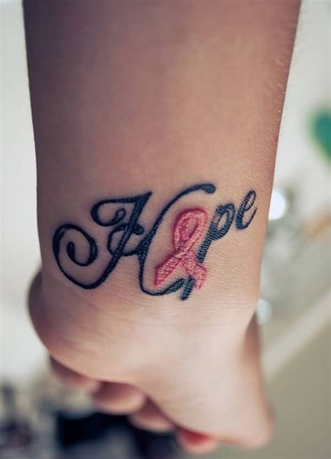 Breast Cancer Ribbon Tattoos - Cool Ideas For Pink Ribbon Tattoo ...