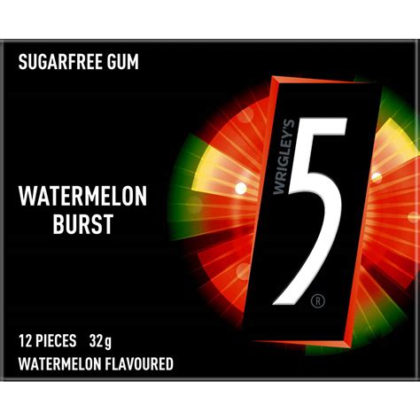 Wrigley's 5 Gum Ingredients