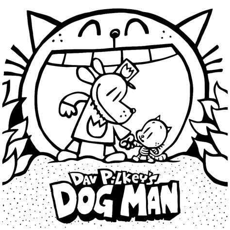 Petey Dog Man Pages Coloring Pages