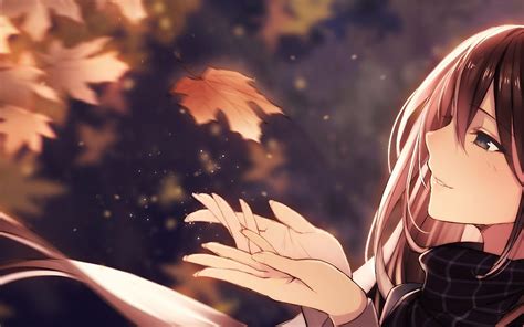 Cute Anime Girls Autumn Wallpapers - Wallpaper Cave