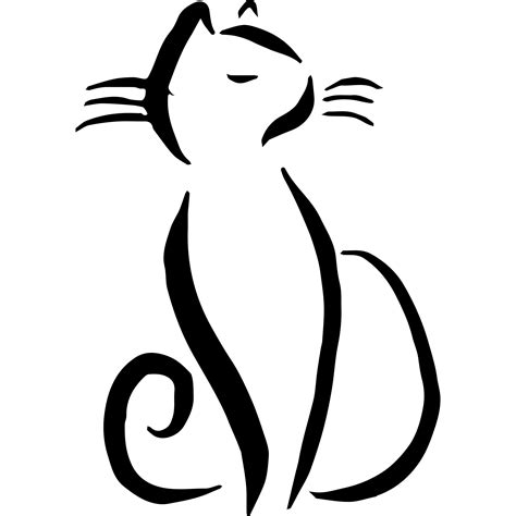 Cat Outline Svg Cat Svg Feline Svg Pet Svg Cat Cut Files Etsy | The ...