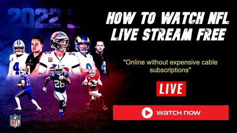 How to Watch NFL Games Live Stream Online Free And Without Cable From Anywhere - YouTube