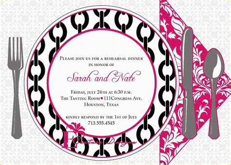 Free Printable Dinner Party Invitations Templates Of 8 Best Of Dinner Invitation Templates ...