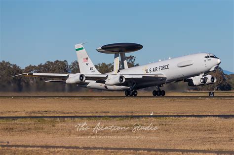 USAF E-3 Sentry Visits RAAF Base Williamtown - The Aviation Studio