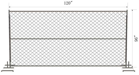 6x10 chain link fence panels