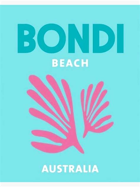 Bondi Beach Preppy Artwork Premium Matte Vertical Poster sold by Eric Young | SKU 40839562 | 35% ...