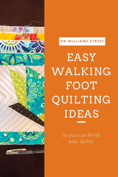 Walking foot quilting – Artofit