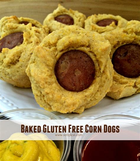 baked gluten free corn dogs main - So TIPical Me