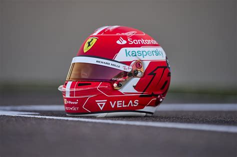 Charles Leclerc 2022 Ferrari F1 Helmet by Kevin Lail - Trading Paints