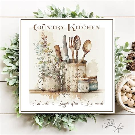 Country Kitchen - Etsy