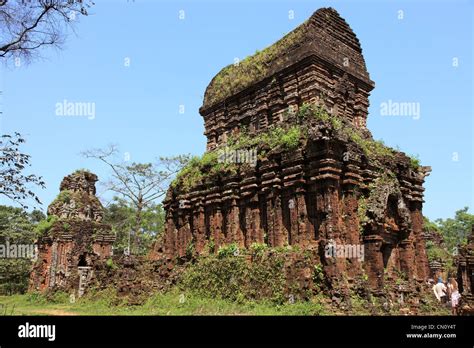 Temple ruins at My Son Sanctuary Vietnam Stock Photo - Alamy