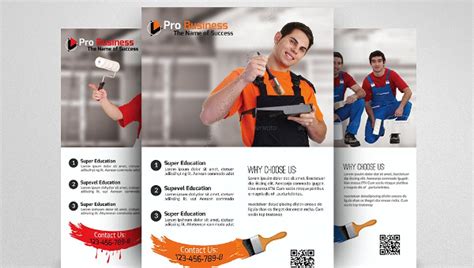 Contractor Flyer Template - 23+ Free & Premium Download