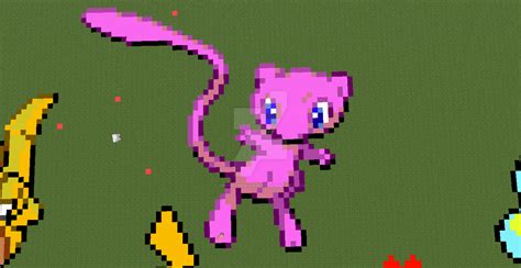 Minecraft Mew Pixel Art by UpbeatNebula263 on DeviantArt