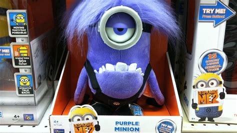 Light Up Talking Purple Minion Plush from Despicable Me... | Doovi