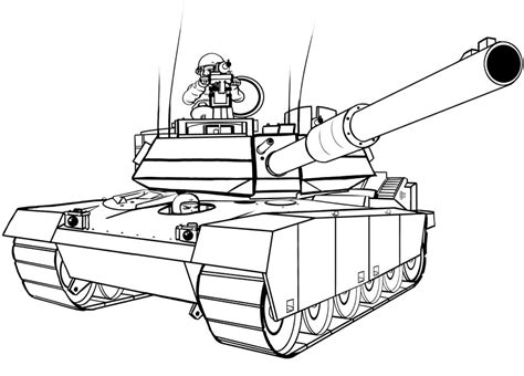 Military Tank Drawing at PaintingValley.com | Explore collection of ...