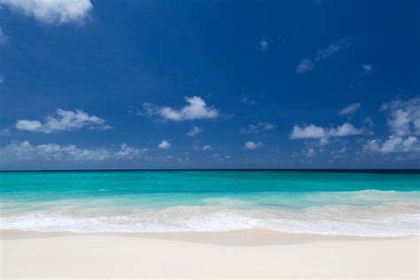 White Beach And Blue Sky Free Stock Photo - Public Domain Pictures