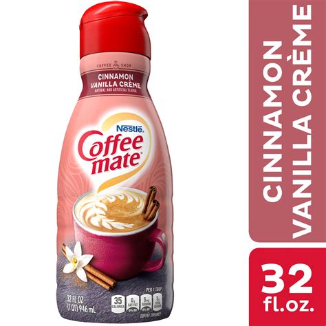 Nestle Coffee mate Cinnamon Vanilla Creme Liquid Coffee Creamer 32 fl oz. - Walmart.com ...