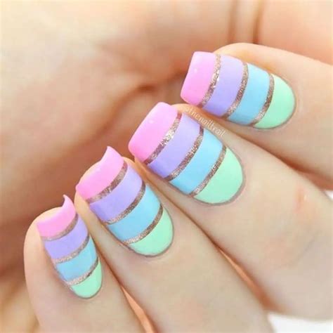 Ideas de uñas color pastel que te harán lucir más bella