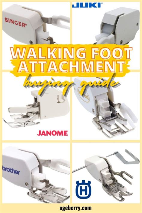 Brands of walking foot attachments: buying guide