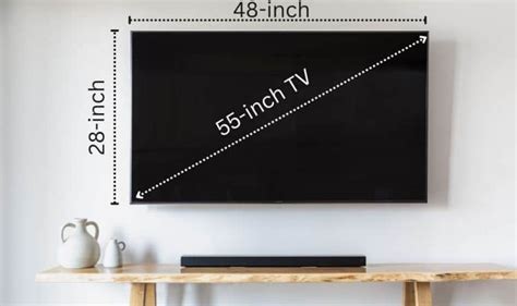 55-Inch TV Dimensions for All Brands [mm, cm, inches & feet]