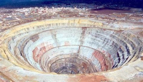 Giant diamond mine in Mirny, Siberia Tour