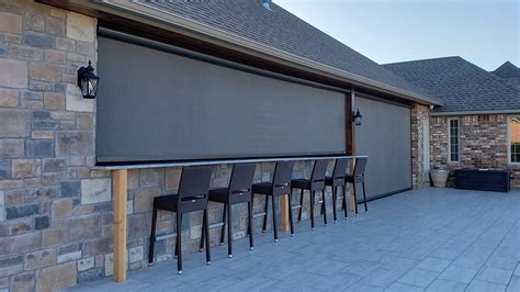 Motorized Patio Screens & Retractable Shades | Sunset Outdoor - Amarillo, TX