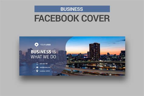 6 Business - Facebook Covers | Creative Photoshop Templates ~ Creative Market