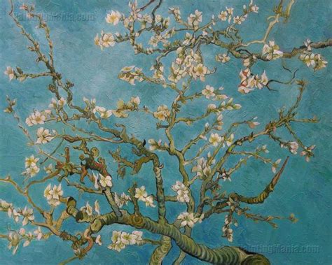 Branches with Almond Blossom Vincent van Gogh handpainted