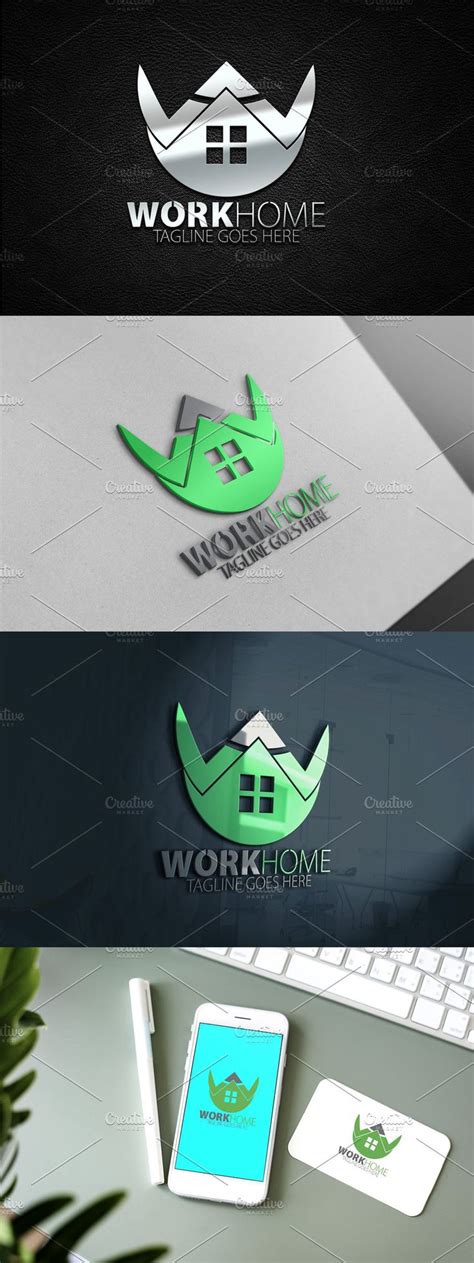 Home Work Logo | Custom logo design, Custom logos, Logo design