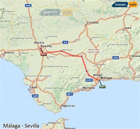 Cheap Malaga to Seville trains, tickets from 24,95 € - Trenes.com