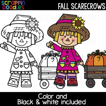 Scarecrow Clip Art Black And White