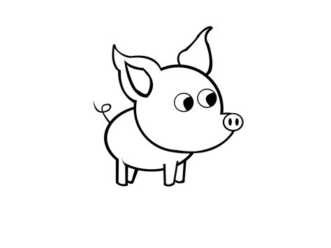 Pig Pictures For Drawing at WEBSOPHIEBLOG Blog