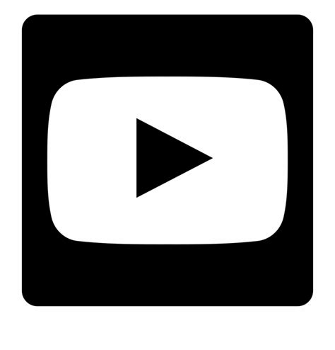 Free Youtube Logo Black And White Png, Download Free Youtube Logo Black And White Png png images ...