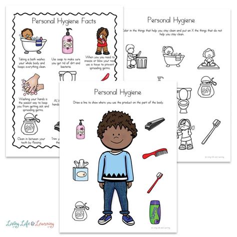 Personal Hygiene Worksheets for Kids: Teaching Health and Safety