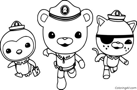 Free Printable Octonauts Coloring Pages - Free Printable Templates