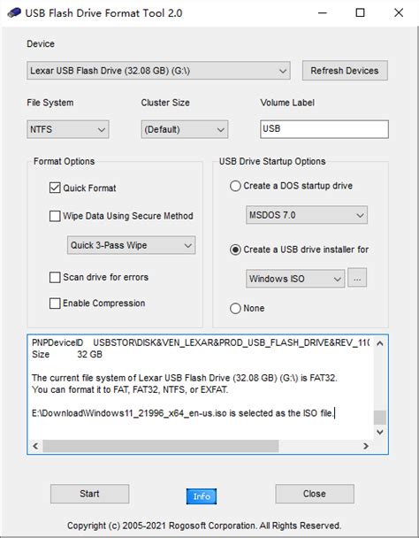 USB Flash Drive Format Tool for Windows