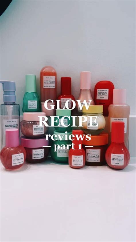 ⚡️glow recipe reviews: part 1⚡️ #skincare #skincareproducts # ...