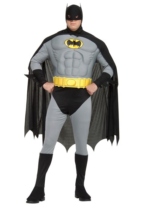 Plus Size Adult Batman Costume for Men 1X