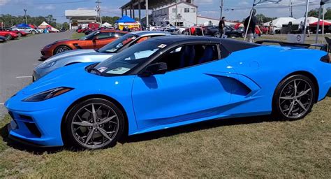 This Rapid Blue C8 Corvette Convertible Is One Of The First To Be Delivered | Carscoops