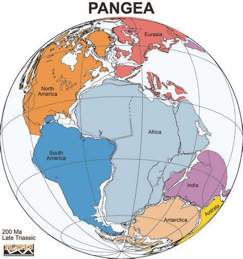 Pangea was a supercontinent that existed about 300 million years ago. It slowly began to break ...