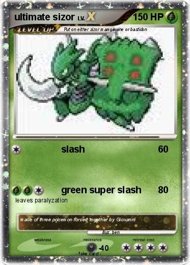 Pokémon ultimate sizor - slash - My Pokemon Card