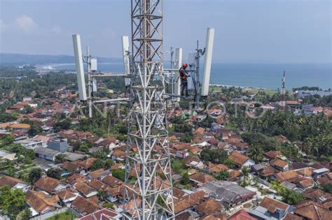 PERKEMBANGAN JARINGAN 5G | ANTARA Foto