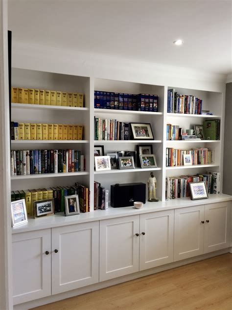 Best Of Built In Office Shelving Design Ideas | Built in shelves living room, Living room ...