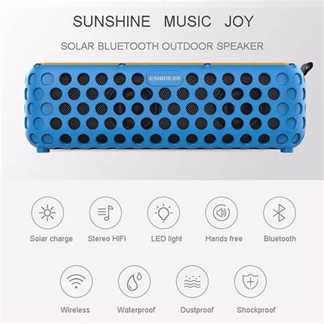 Solar Powered Portable Outdoor Bluetooth Speaker - Buy Solar Speaker,Speaker Bluetooth,Speaker ...