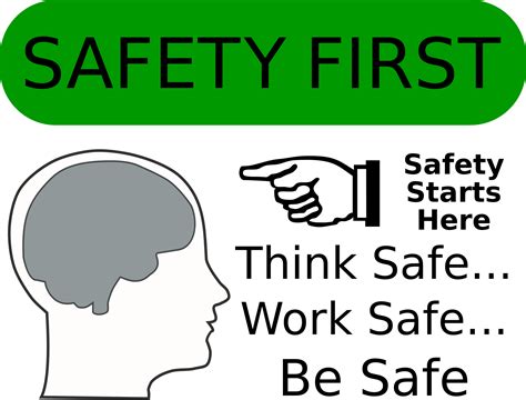 Clipart - Safety First!