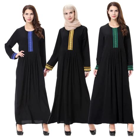 Plus Size Latest Arab Elegant Abaya Kaftan Islamich Fashion Muslim ...