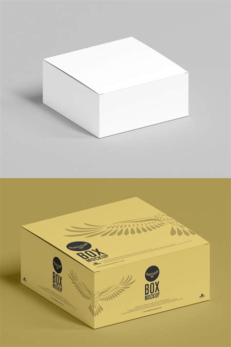 Free Modern White Box Mockup - Graphic Google - Tasty Graphic Designs Collection