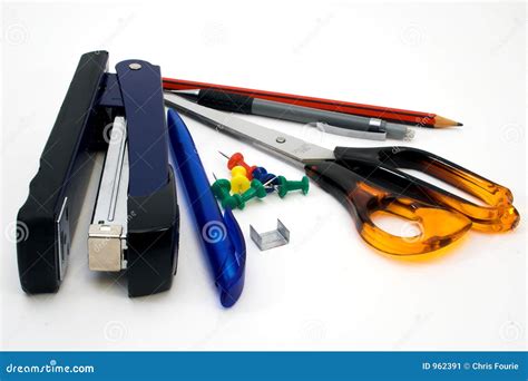 Office Stationery Stock Image - Image: 962391