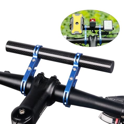 Bicycle Handlebar Accessories Extender Bracket Bike Headlight Mount Bar Computer Holder Lamp ...