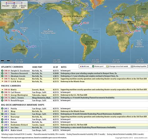 Us Aircraft Carrier Locations Map